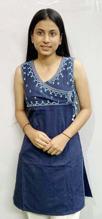 HAND EMBROIDED KURTI FOR GIRLS - Image 3