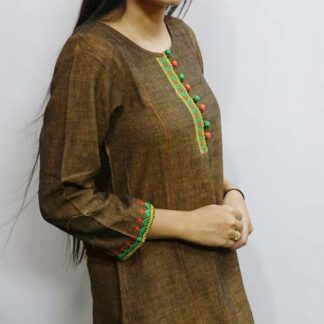 Hand Embroided Kurta for Girl