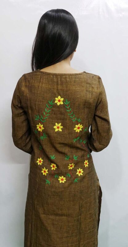 Hand Embroided Kurta for Girl - Image 3